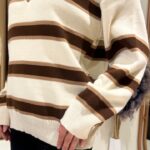 Polo Yaka Çizgili Triko