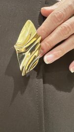 Broşlu Şort Etek - Görsel 3