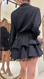 Dantelli Gömlek Elbise - Görsel 3